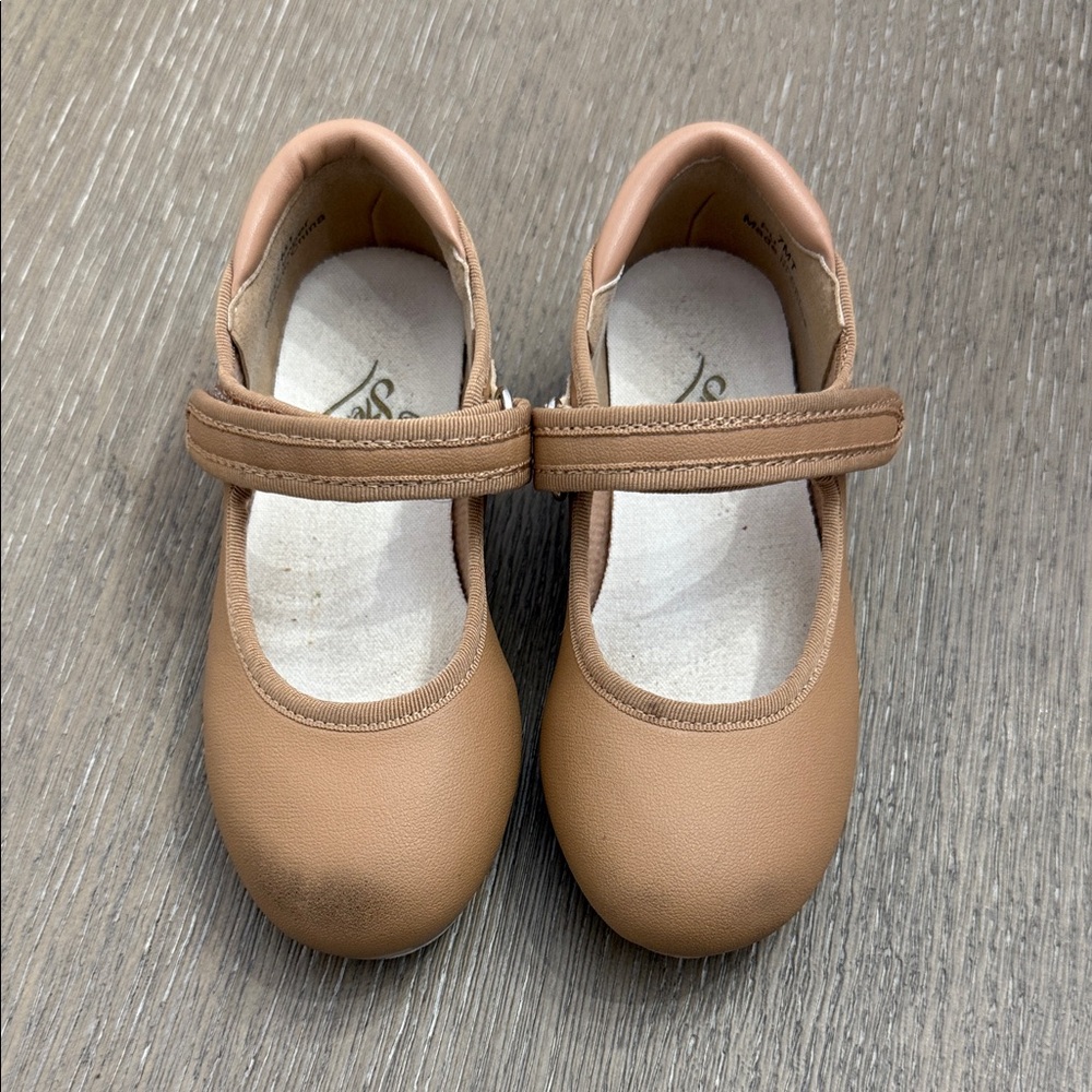Kids Tan Mary Jane Tap Shoes